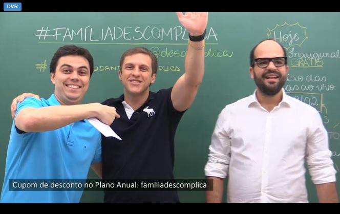 Apresentação do calendário de aula ao vivo - Rafa vai dar aula de português