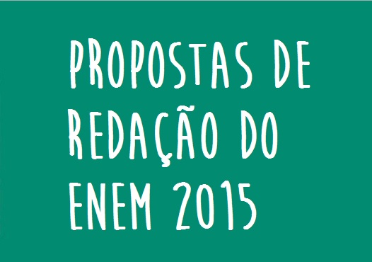 propostas de redação